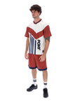 Jason Stripe Mesh Hockey Tee