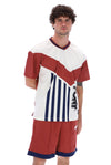 Jason Stripe Mesh Hockey Tee