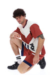Jason Stripe Mesh Hockey Tee