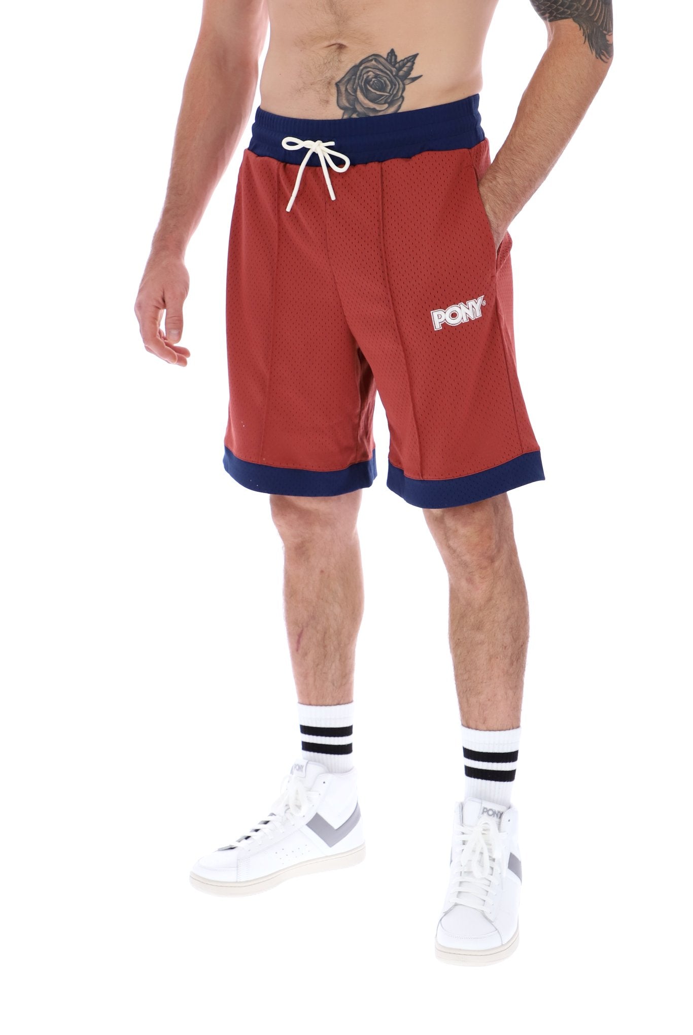 Jose Nylon Colour Block Shorts