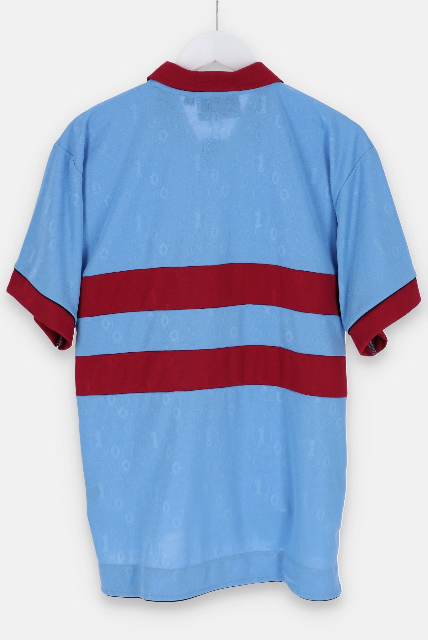 West Ham United Home camisa de futebol 1995 - 1997. Sponsored by West Ham United Home camisa de futebol 1995 - 1997. Sponsored by